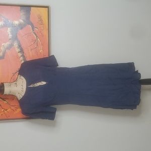 Modcloth The Keyhole Story A-line Dress Size 12 NWT